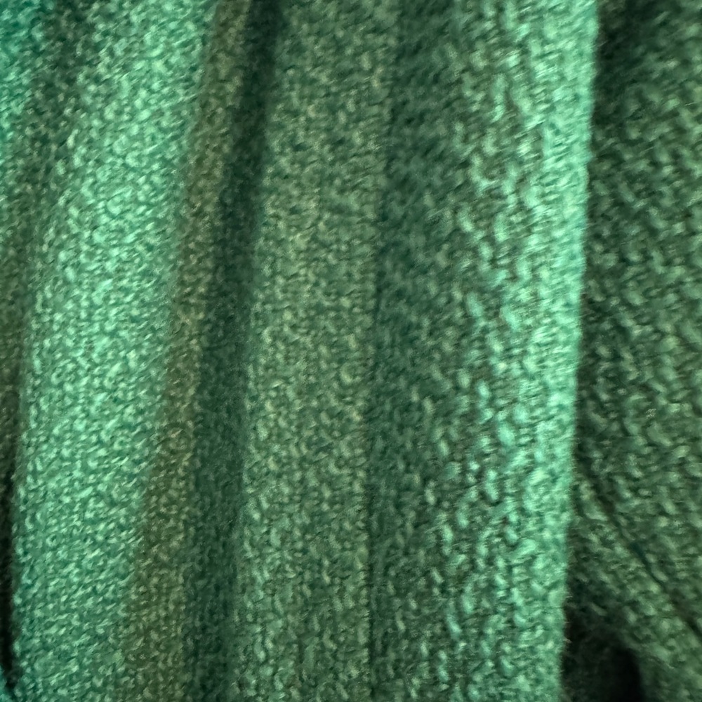 Steve Madden Dark Green Textured Wool-Blend Jacket, EUC - Picture 3 of 6